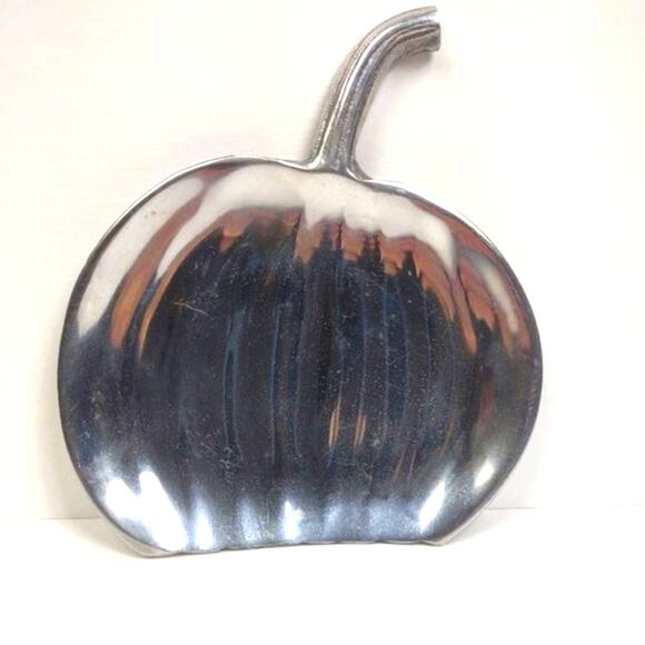 Silvercast Pumpkin Tidbit Cheese Tray Aluminum Metal from India by IHI India - Picture 6 of 6